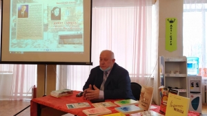 Встреча лопатинских школьников с писателем-краеведом Виктором Лысенковым
